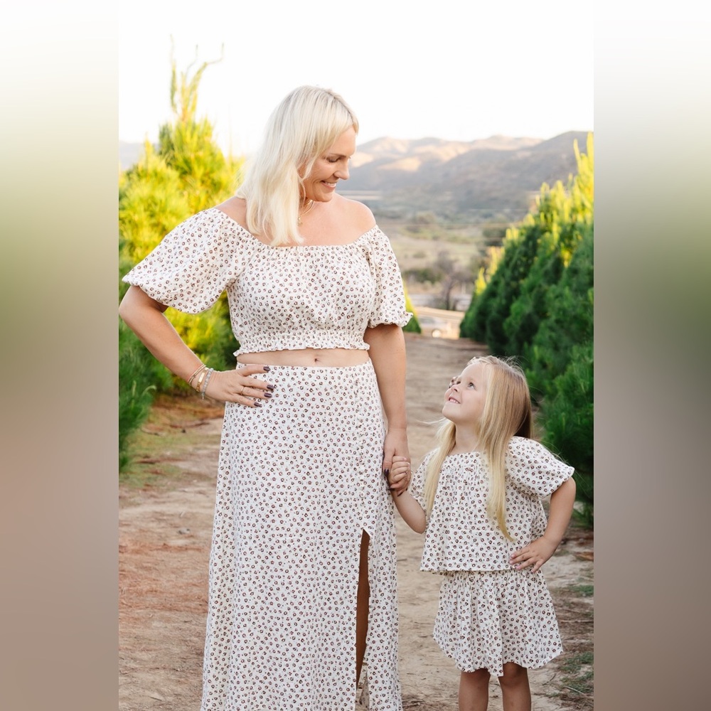 RYLEE + CRU toddler skirt & top